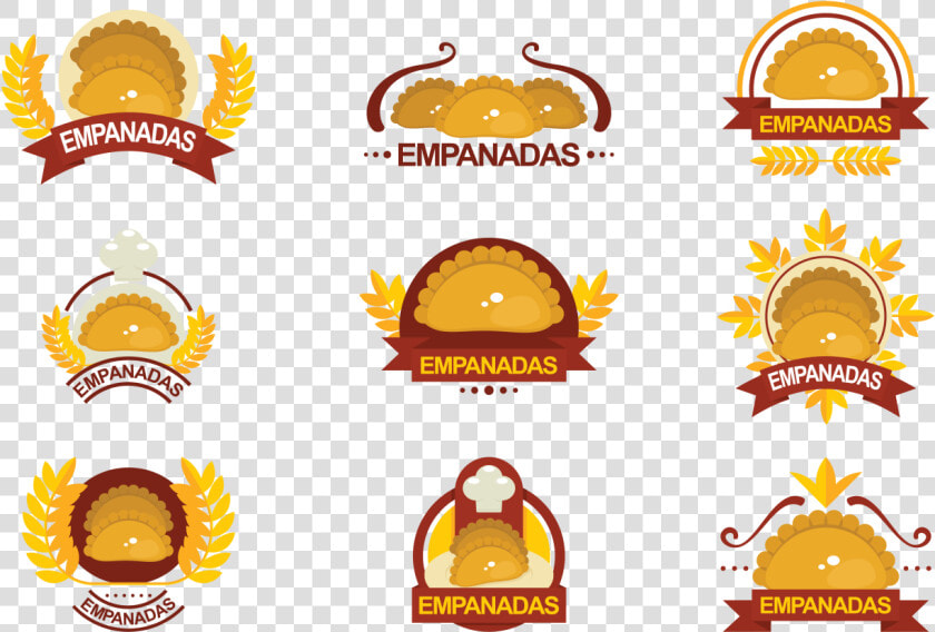 Empanadas Vector Emblems   Empanadas Vectorizadas  HD Png DownloadTransparent PNG