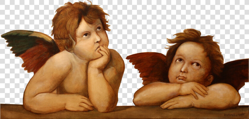 Transparent Angels Png   Putti  Detail From The Sistine Madonna  Png DownloadTransparent PNG