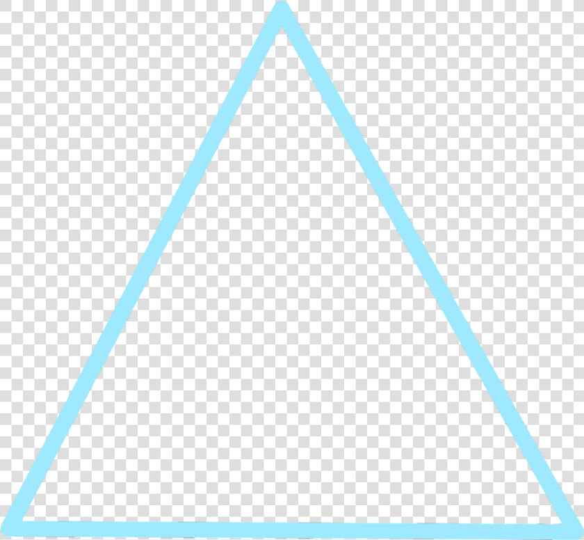  freetoedit  neon  triangle  blue  glow  frame  border   Triangle  HD Png DownloadTransparent PNG