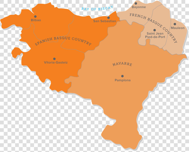 Basque Country Map  Euskal Herria   Basque Country Map In English  HD Png DownloadTransparent PNG