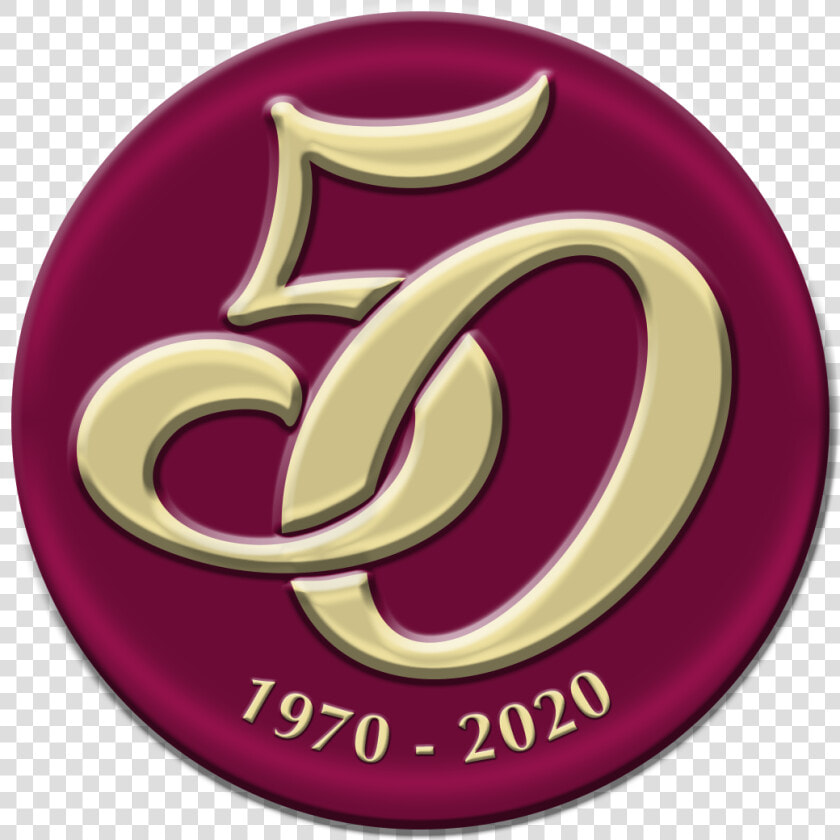 50th Anniversary 1970 2020  HD Png DownloadTransparent PNG