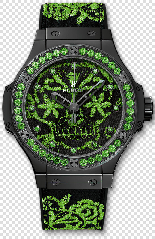 Hublot Broderie Sugar Skull  HD Png DownloadTransparent PNG