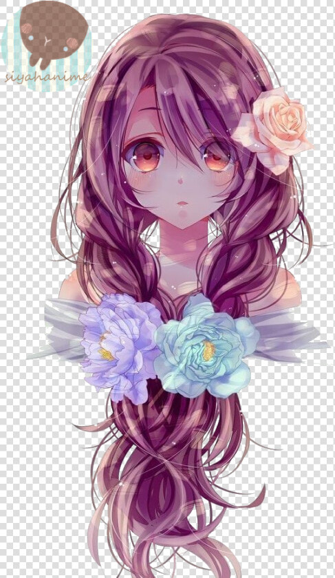 Beautiful Anime Girl Hair   Png Download   Very Pretty Anime Girls  Transparent PngTransparent PNG