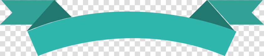 Up Arc Green Ribbon Banner With Fold Wedge End   Blue Green Banner Ribbon  HD Png DownloadTransparent PNG