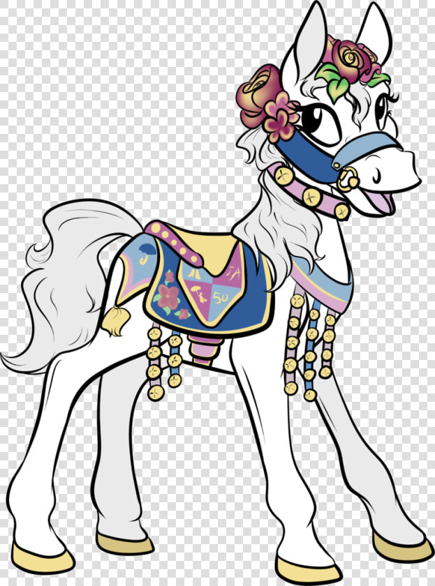 Black And White Download Clipart Carousel Horse   Disneyland Jingle Carousel Horse  HD Png DownloadTransparent PNG