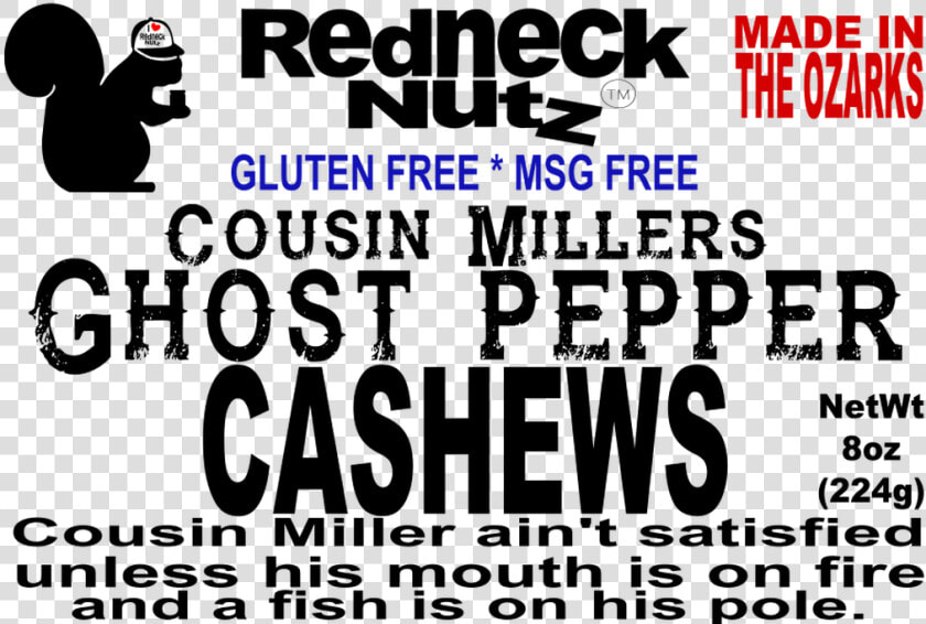 Cousin Miller S Ghost Pepper Front Label   Poster  HD Png DownloadTransparent PNG