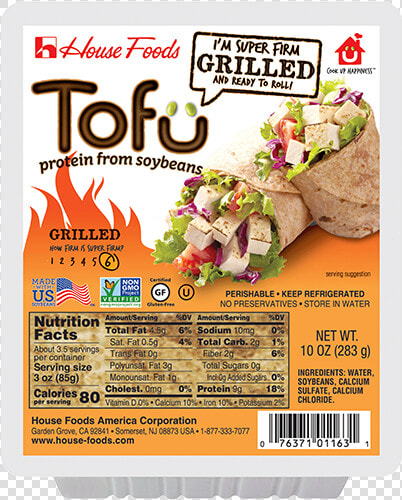 Premium Super Firm Grilled Tofu 10oz   Much Is 10 Oz Of Tofu  HD Png DownloadTransparent PNG