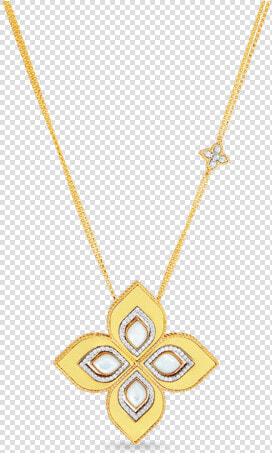 18k Large Mother Of Pearl  amp  Diamond Flower Pendant   Pendant  HD Png DownloadTransparent PNG