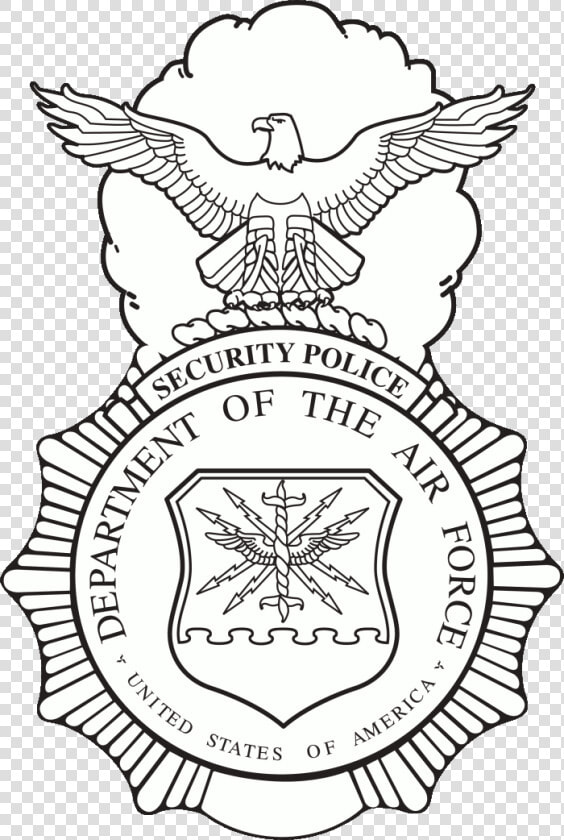 Usaf Security Forces Badge   Us Air Force Security Forces Badge  HD Png DownloadTransparent PNG