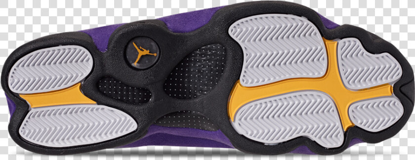 Air Jordan 13 Lakers 414571 105 2019 Hall Of Sneakz  HD Png DownloadTransparent PNG