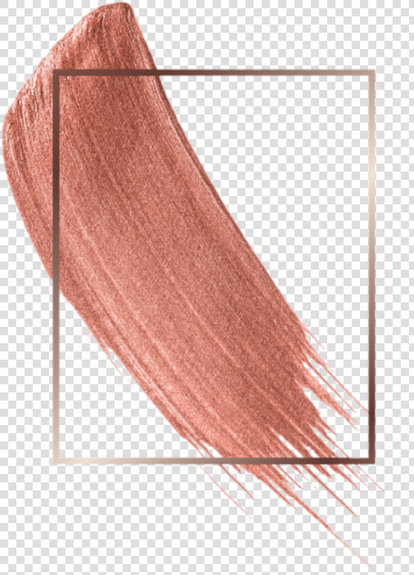  freetoedit  overlay  brushstroke  brush  grunge  rosegold   Rose Gold Paint Stroke  HD Png DownloadTransparent PNG