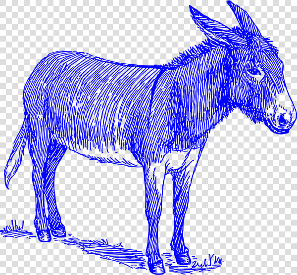 Blue Donkey Svg Clip Arts   Gary Oke Voice Like A Sore Ass  HD Png DownloadTransparent PNG