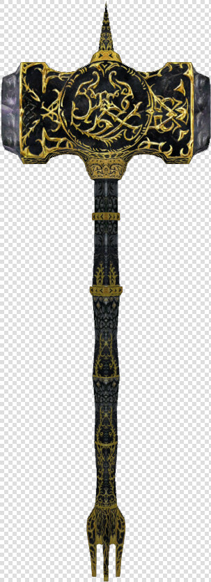 Thumb Image   Skyrim Ebony Warhammer Png  Transparent PngTransparent PNG