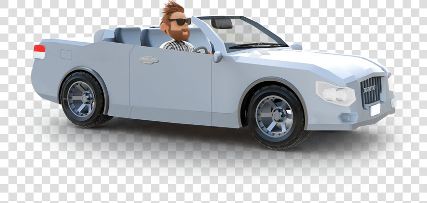 Man Driving A Convertible   Convertible  HD Png DownloadTransparent PNG