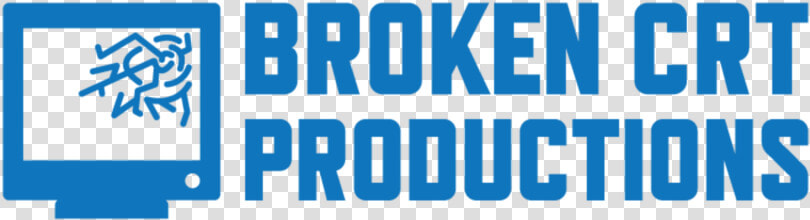 Broken Crt Logo Blue  HD Png DownloadTransparent PNG