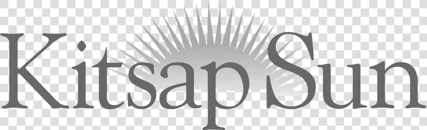 Kitsap Sun Logo Grayscale   Kitsap Sun  HD Png DownloadTransparent PNG