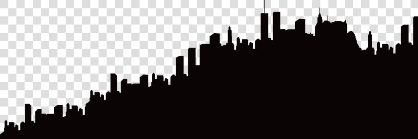 Silhouette Skyline City   Transparent Building Silhouette Png  Png DownloadTransparent PNG