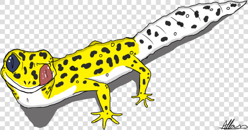 Leopard Gecko Cartoon   Leopard Gecko Drawing Easy  HD Png DownloadTransparent PNG