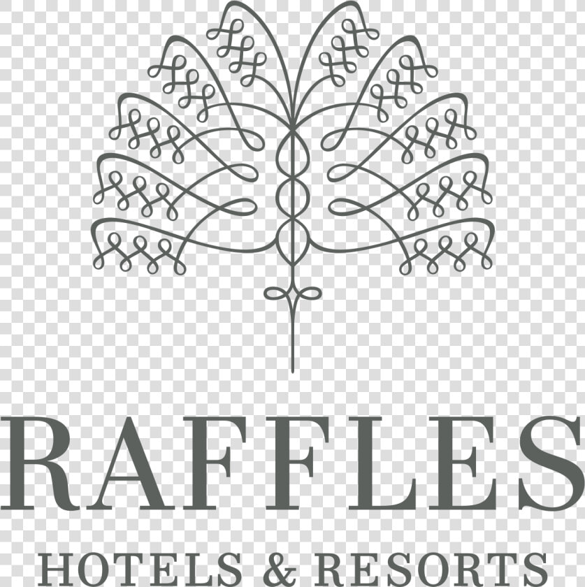 The Raffles Name Is Synonymous With Luxury  Glamour   Raffles Hotels  amp  Resorts Logo  HD Png DownloadTransparent PNG