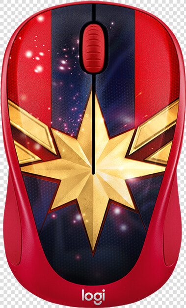 Logitech Captain Marvel Mouse  HD Png DownloadTransparent PNG