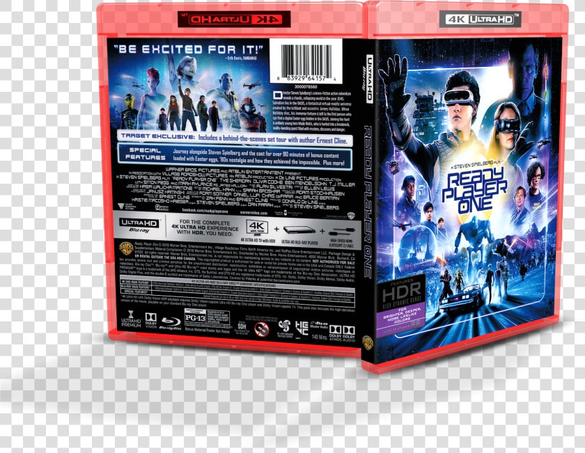 Ready Player One 4k Cover  HD Png DownloadTransparent PNG