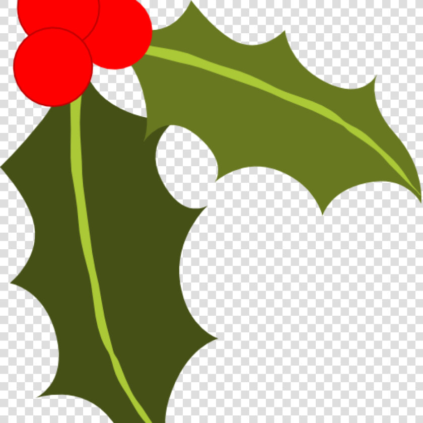 Holly Clip Art Free At Clker Vector Online Royalty   Christmas Holly Clipart Png  Transparent PngTransparent PNG