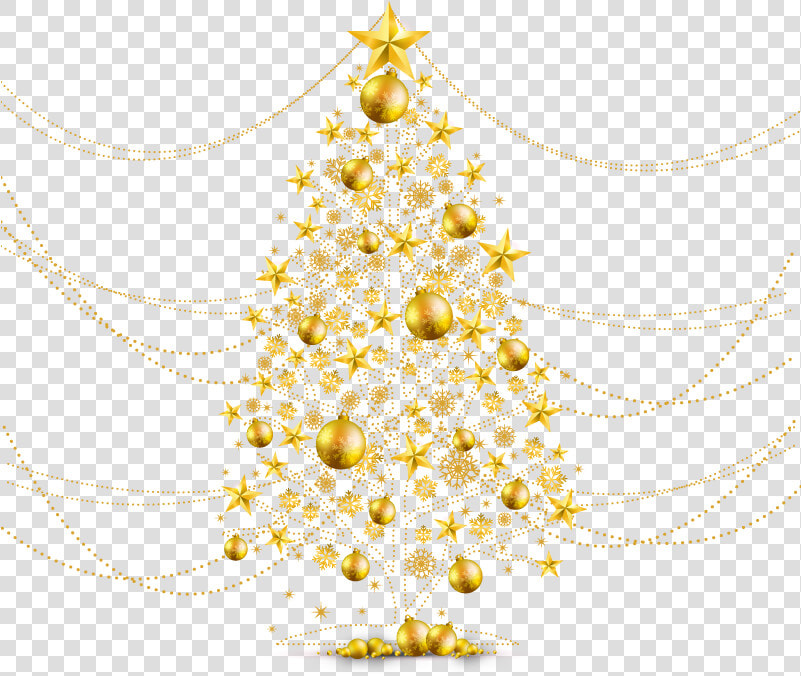  christmastree  christmas  gold  tree   Gold Christmas Tree Clip Art  HD Png DownloadTransparent PNG