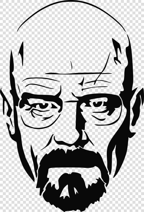 Walter White Stencil  HD Png DownloadTransparent PNG