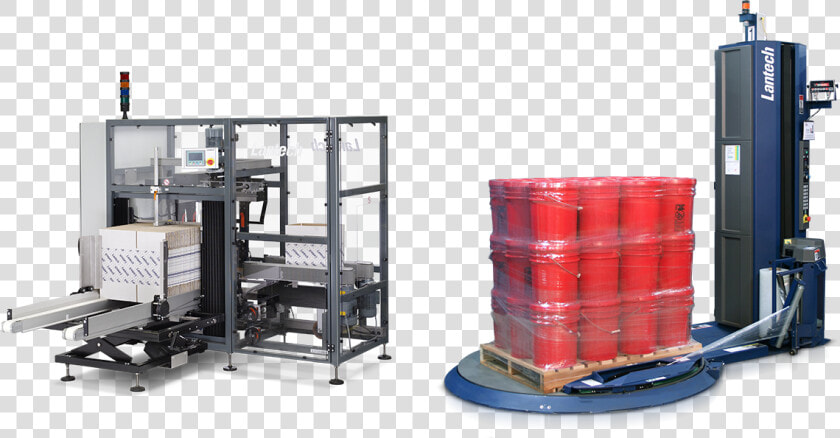 Lantech Case Equipment And Stretch Wrappers   Png Download   Lantech Machine  Transparent PngTransparent PNG