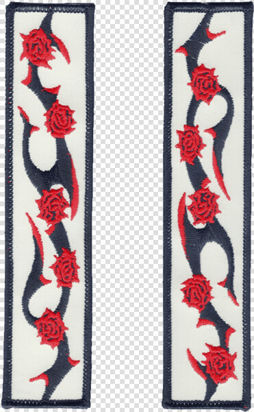 Red Tattoo Bands Reflective Embroidered Patch   Tattoo Bands  HD Png DownloadTransparent PNG