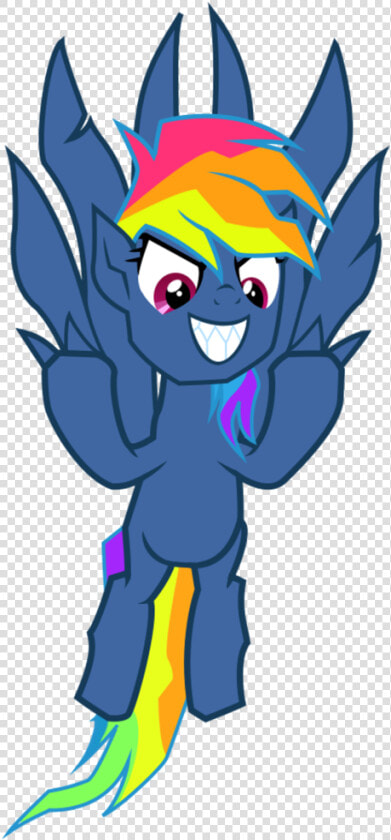 Remcmaximus  Evil Grin  Evil Pie Hater Dash  Female   Evil Rainbow Dash  HD Png DownloadTransparent PNG