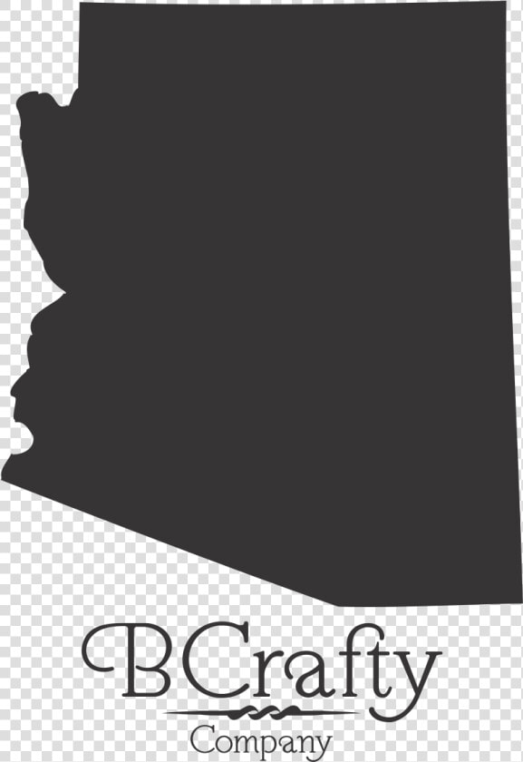 Acrylic Arizona State Blanks Map   HD Png DownloadTransparent PNG