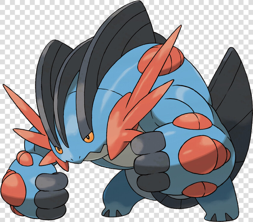 Swampert Sugimori Artwork   Mega Swampert  HD Png DownloadTransparent PNG