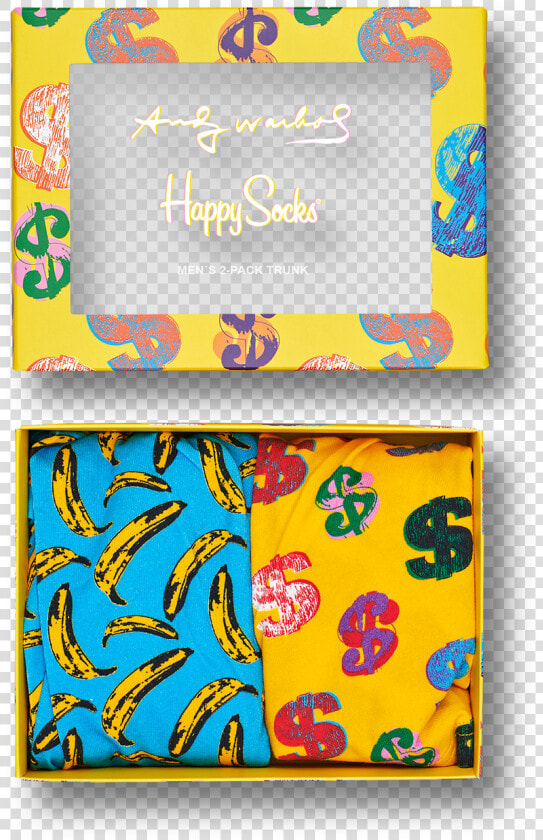 Product Image   Happy Socks   2 pack Andy Warhol Trunk Box Set   Crazy  HD Png DownloadTransparent PNG