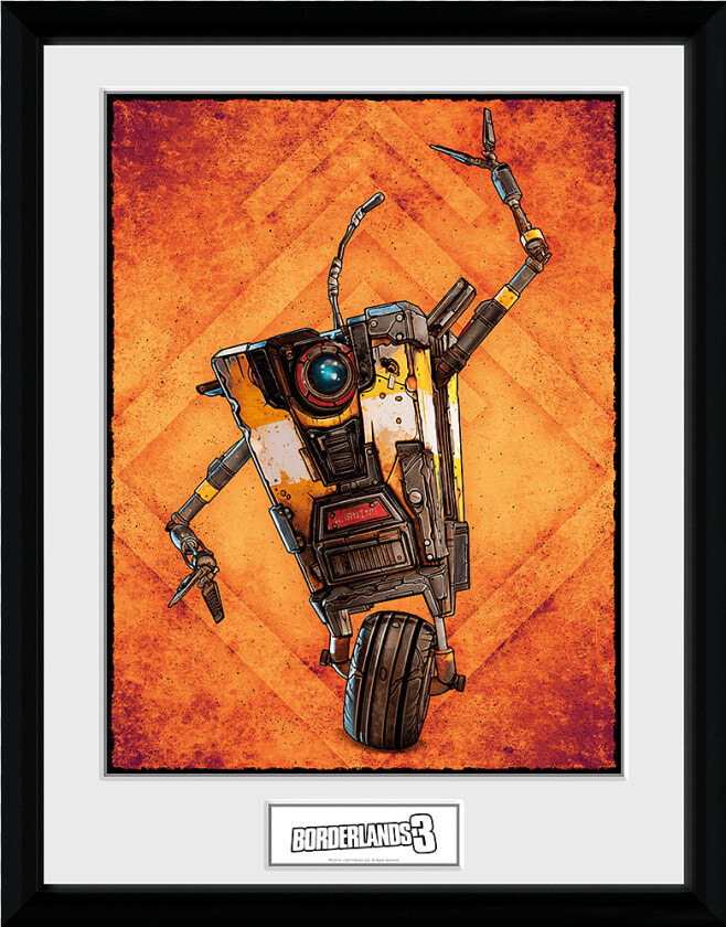 Borderlands 3 Claptrap Poster  HD Png DownloadTransparent PNG