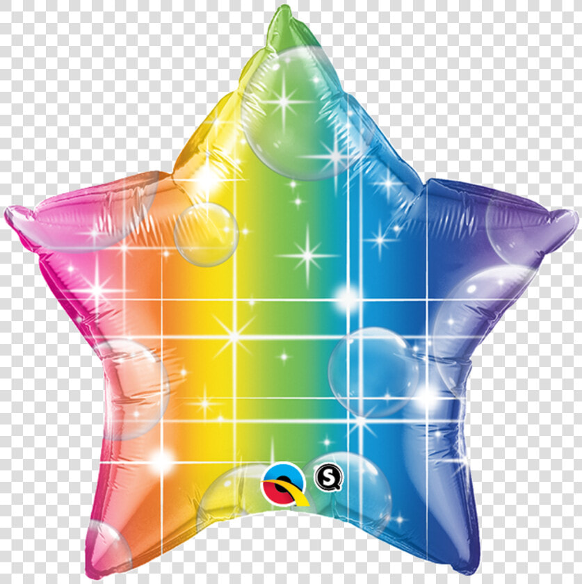 Foil Star Rainbow Colours Balloon   Star Shape Balloon  HD Png DownloadTransparent PNG