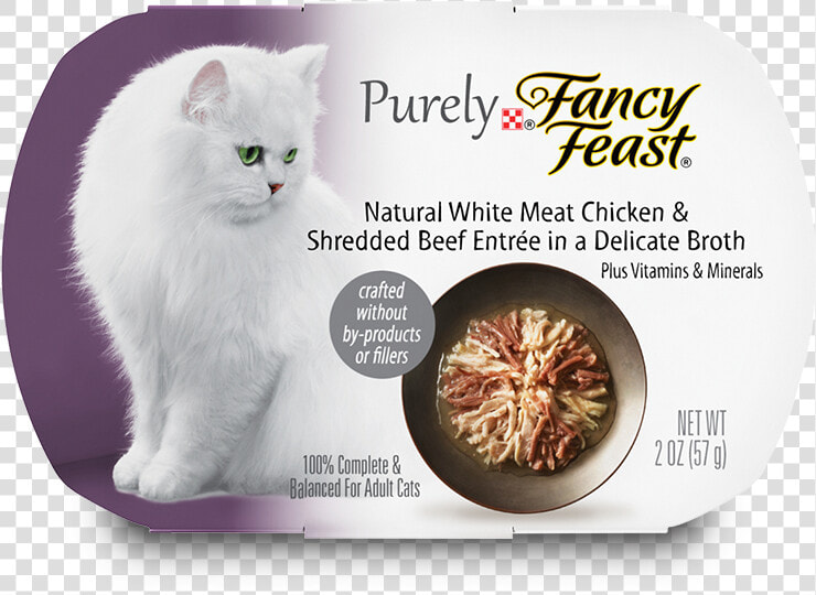 Purely Fancy Feast Adult Cat Food  HD Png DownloadTransparent PNG