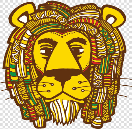 Rasta Lion Head   Jamaican Designs  HD Png DownloadTransparent PNG