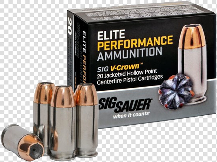 Sig Sauer Hollow Point Ammo  HD Png DownloadTransparent PNG