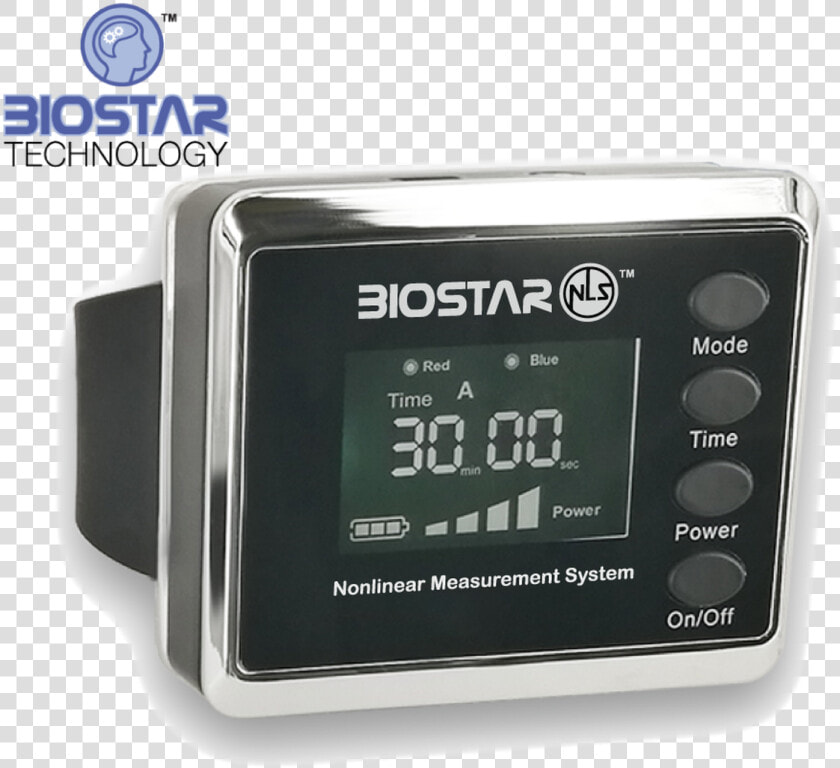 Biostar Pulse  Red blue Laser Watch   Digital Clock  HD Png DownloadTransparent PNG