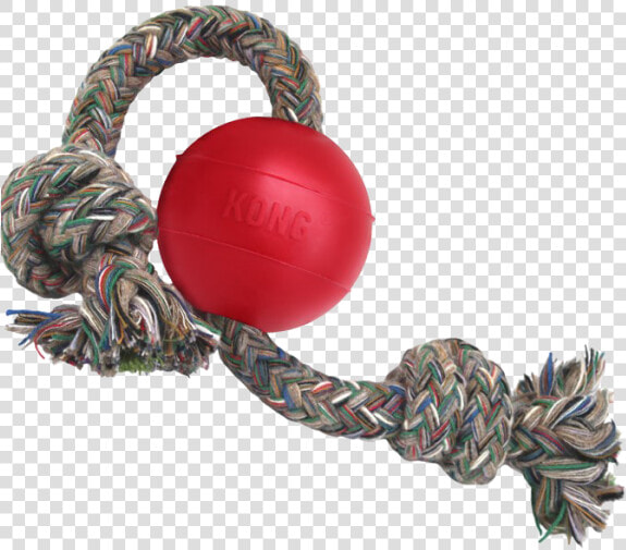 Ball Pelota Kong Soga Roja Juguete Pets And Rock Perro   Ball Rope Dog Toy  HD Png DownloadTransparent PNG