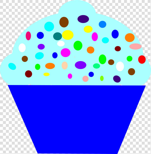 Cupcake Clip Art   Blue Cupcake Clip Art  HD Png DownloadTransparent PNG