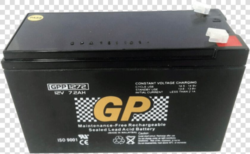 Gp Sealed Lead Acid Battery   Multipurpose Battery  HD Png DownloadTransparent PNG