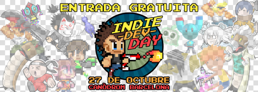 Entrada Gratuita Indiedevday Con La Colaboración De   Cartoon  HD Png DownloadTransparent PNG