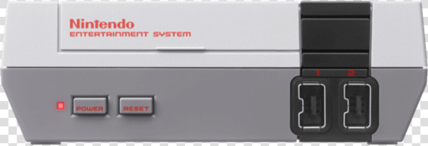 Pushing The Familiar Power Button On The Nes Classic  HD Png DownloadTransparent PNG