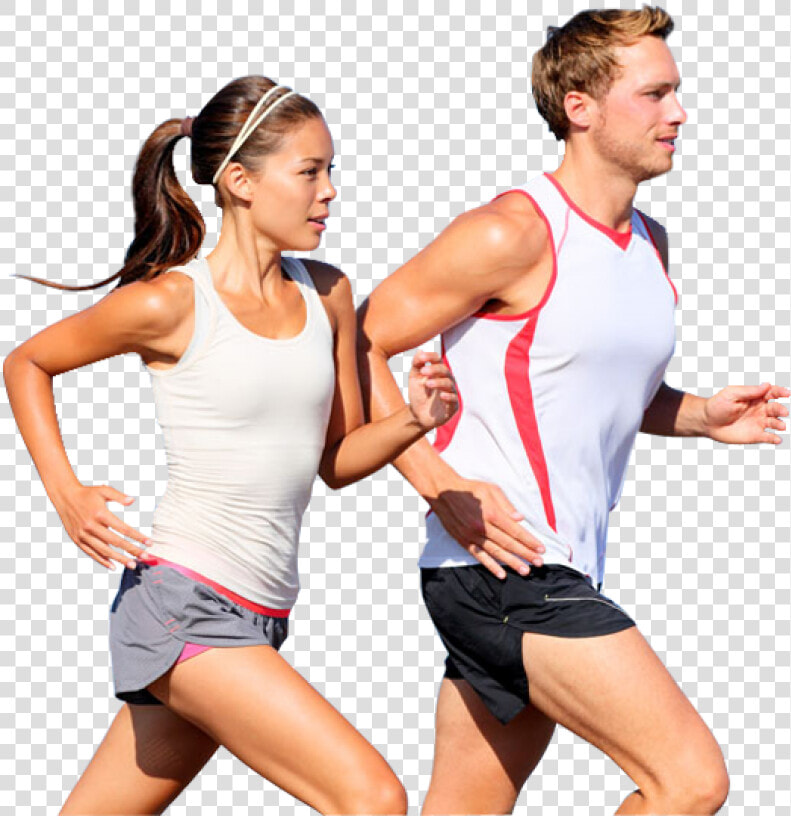 Running Man And Women Png Image   Transparent People Running Png  Png DownloadTransparent PNG