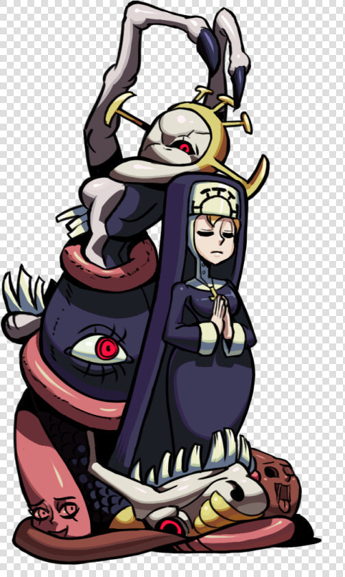 The Skullgirls Sprite Of The Day Is   Skullgirls Double Sprites  HD Png DownloadTransparent PNG