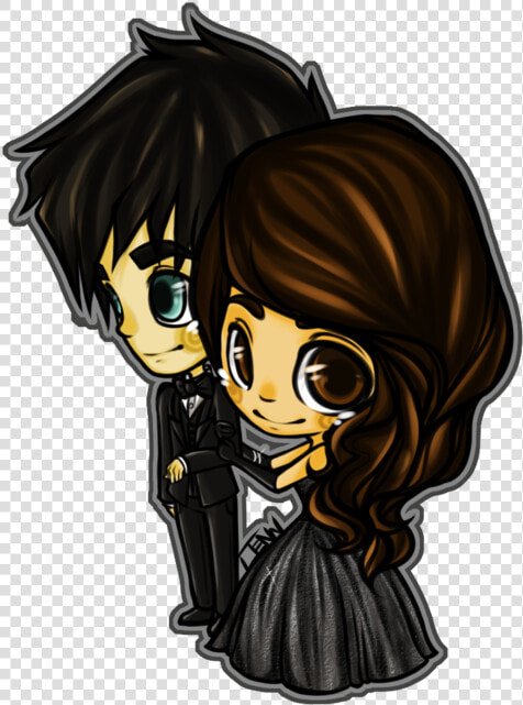 Vampire Diaries Chibi Drawling  HD Png DownloadTransparent PNG