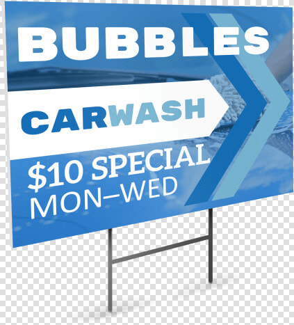 Car Wash Yard Sign Template Preview  HD Png DownloadTransparent PNG