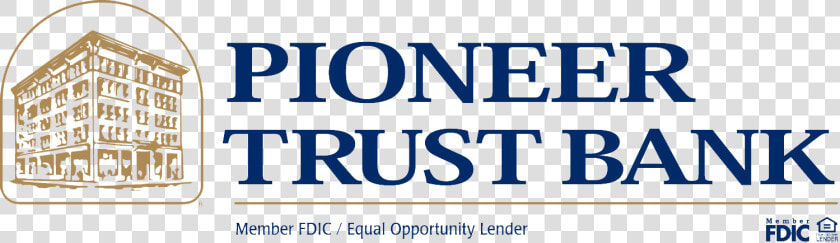 Pioneer Trust Bank Logo   Png Download   Pioneer Trust Bank  Transparent PngTransparent PNG